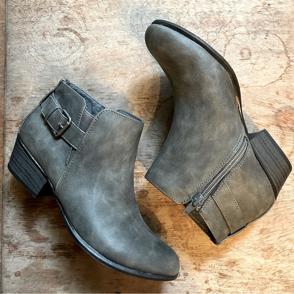 ESPIRIT Talia / Tally Grey Ankle Bootie / Boot *WORN ONCE*